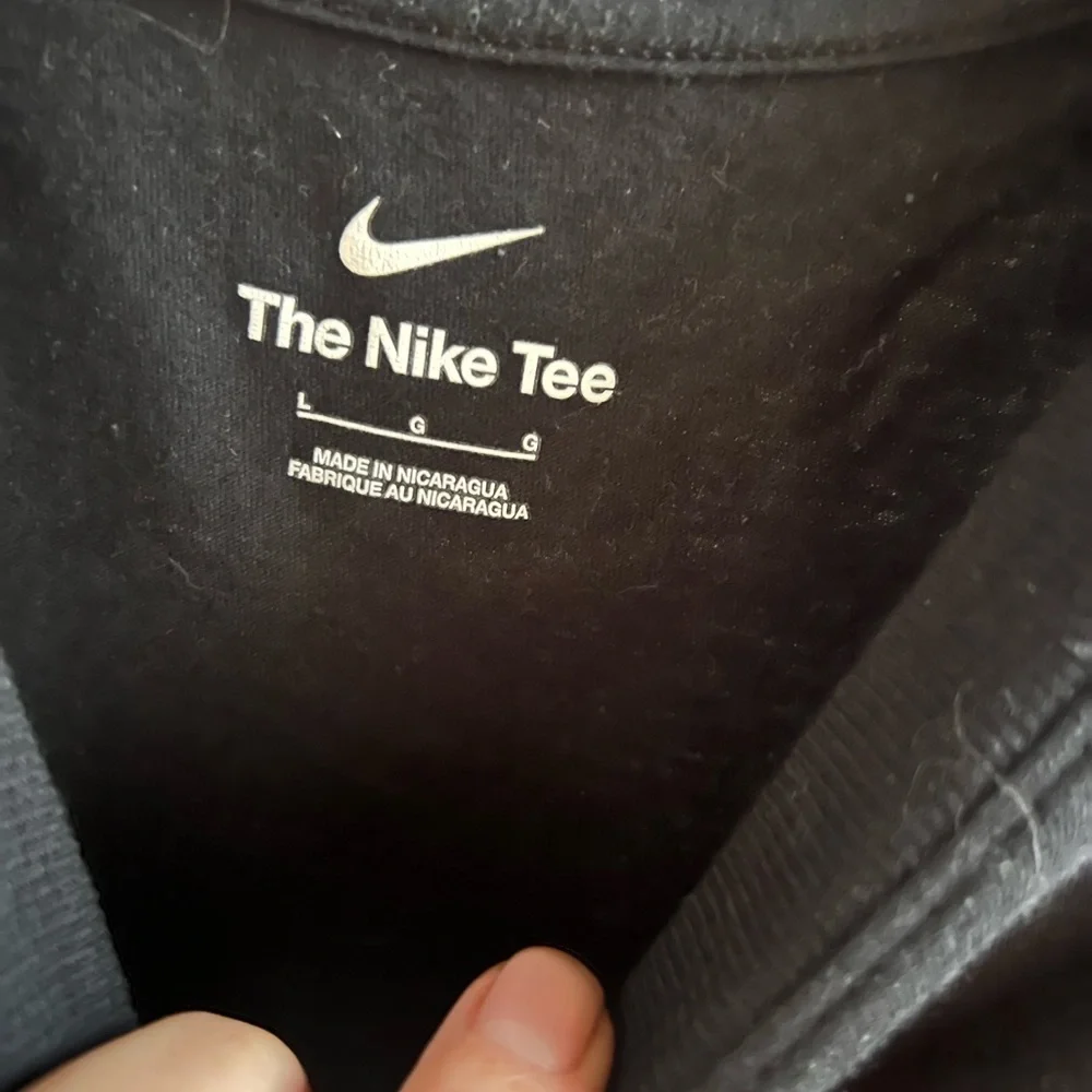 Nike Black Tee with Cocktail Umbrella Logo Large